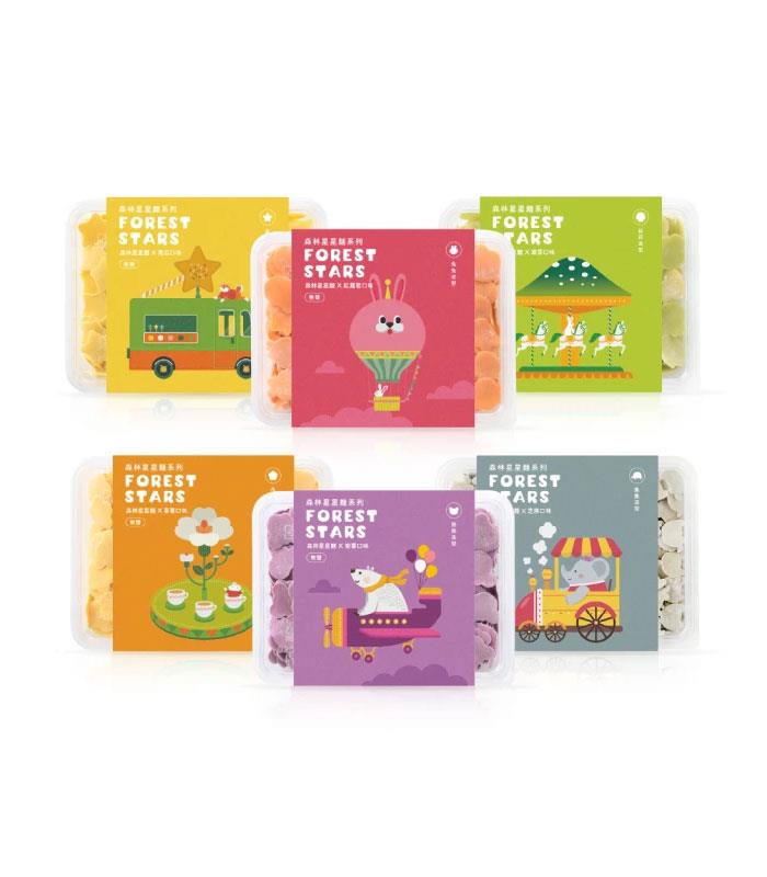 MyHuo Recommended Snacks 買貨推薦零食 - 森林麵食 森林星星麵 - 200g