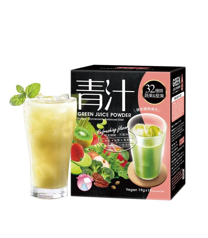 MyHuo Recommended Snacks 買貨推薦零食 - 紅布朗 青汁 -高纖調整體質 - 19g×10包