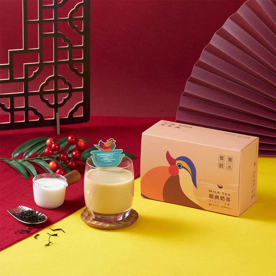 National Palace Museum Shop 故宮精品 - 鴛鴦戲水3in1經典奶茶  - 6入