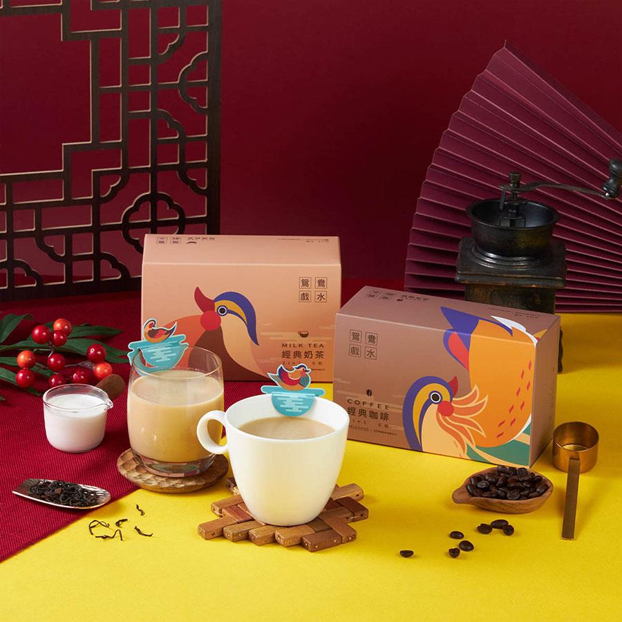 National Palace Museum Shop 故宮精品 - 鴛鴦戲水3in1經典奶茶  - 6入