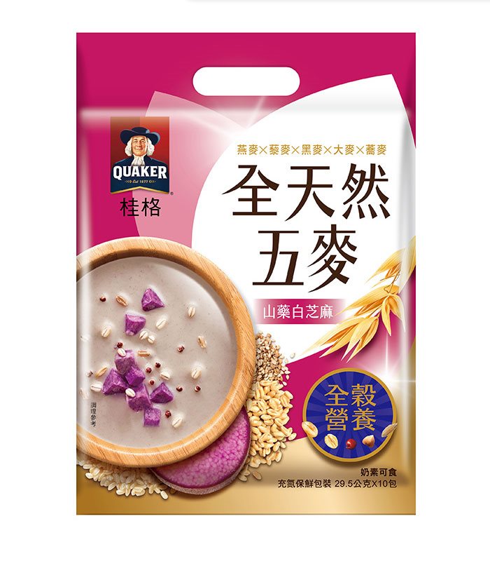 QUAKER 桂格 - 全天然五麥-山藥白芝麻  - 29.5gx10入