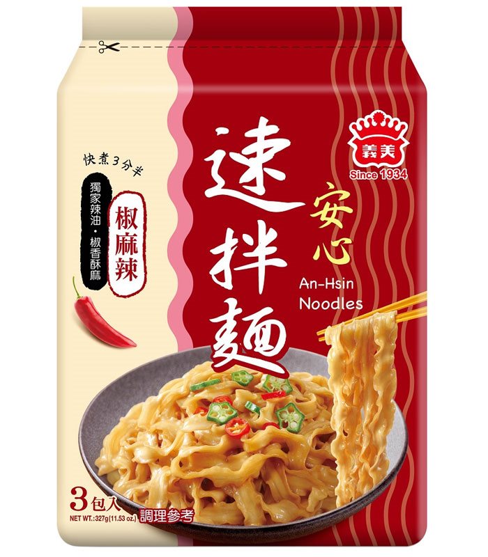 義美 - 安心速拌麵 - 3入