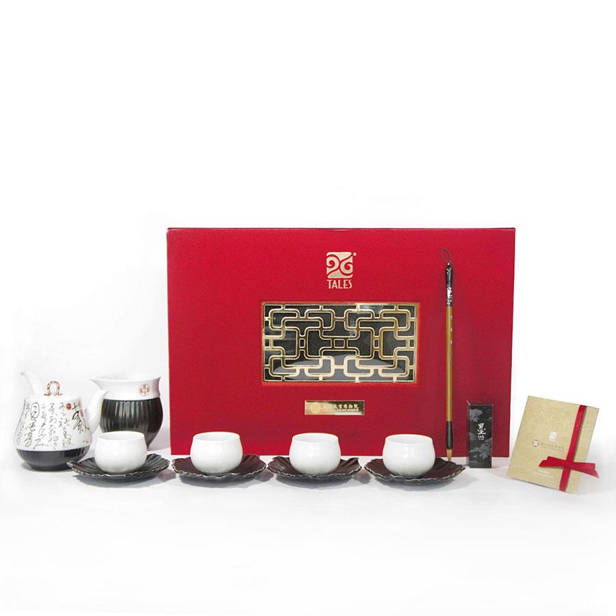 National Palace Museum Shop 故宮精品 - 自敘帖品茗茶具組4入  - 1組