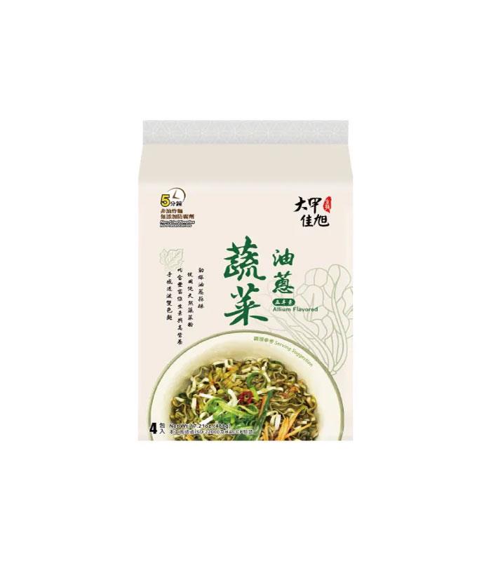 湯 / 乾拌麵 - 大甲乾麵 蔬菜油蔥  - 4入