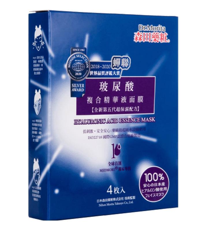 DR. JOU 森田藥粧 - 玻尿酸複合精華液面膜  - 4入
