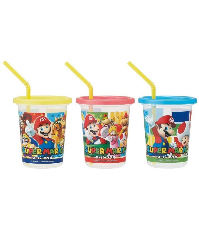 Japan buyer 日本直購專區 - 馬力歐 學習杯 320ml 3入組  - 3pcs