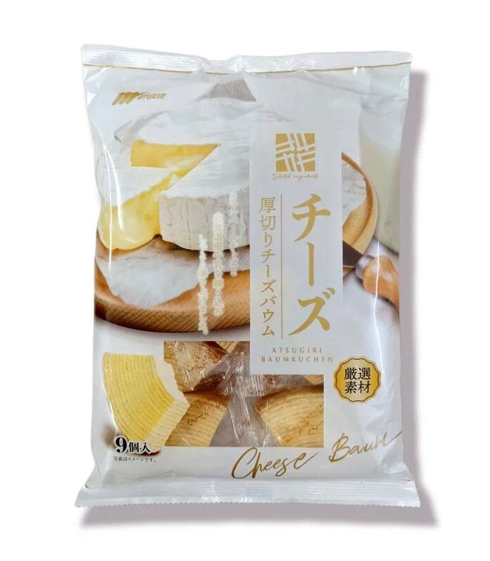 Japanese snacks 日本零食館 - 丸金 起士年輪蛋糕(厚切)  - 225g