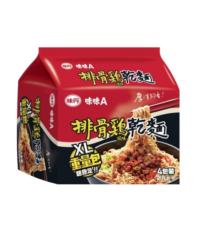 湯 / 乾拌麵 - 味味A 排骨雞風味乾麵  - 4入
