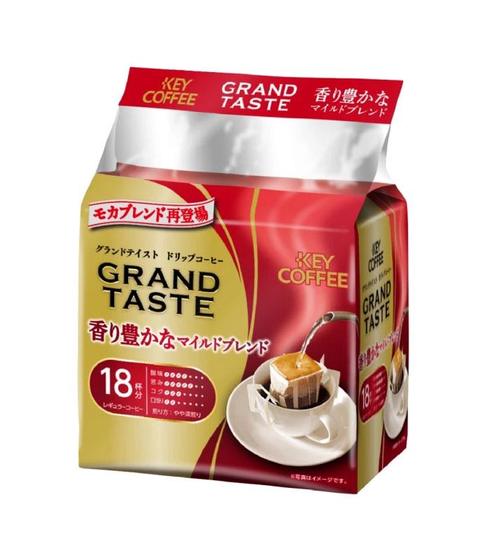 MyHuo Recommended Snacks 買貨推薦零食 - KEY COFFEE 香甜研磨濾掛咖啡隨身包  - 18入
