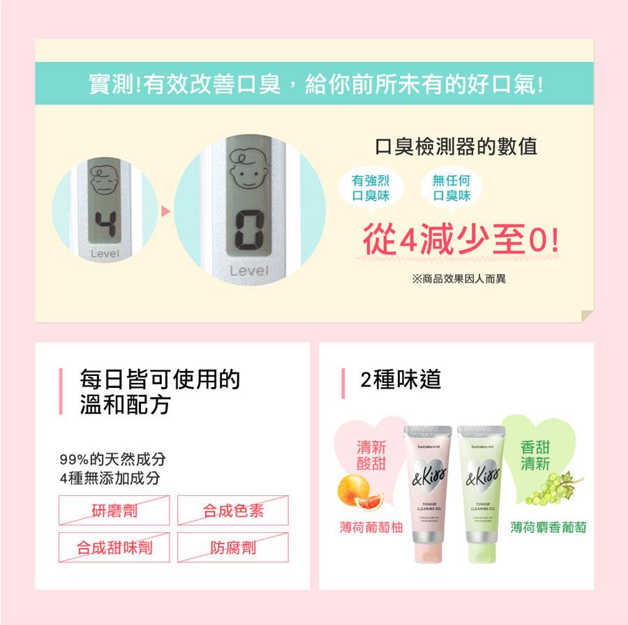 MYHUO LifeStyle 買貨生活 - Santa Marche 好口氣異味清淨舌苔牙膏 - 80g