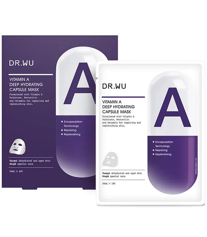 DR.WU 達爾膚 - 維他命A保濕修復膠囊面膜  - 4入