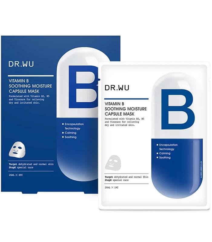 DR.WU 達爾膚 - 維他命B保濕舒緩膠囊面膜  - 4入