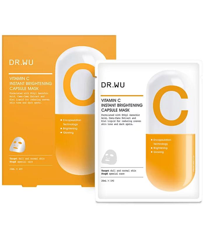 DR.WU 達爾膚 - 維他命C瞬效亮白膠囊面膜  - 4入