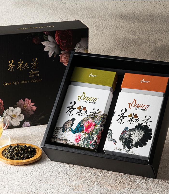 Minato 茶粒茶 - 原片茶國畫禮盒 - 1盒