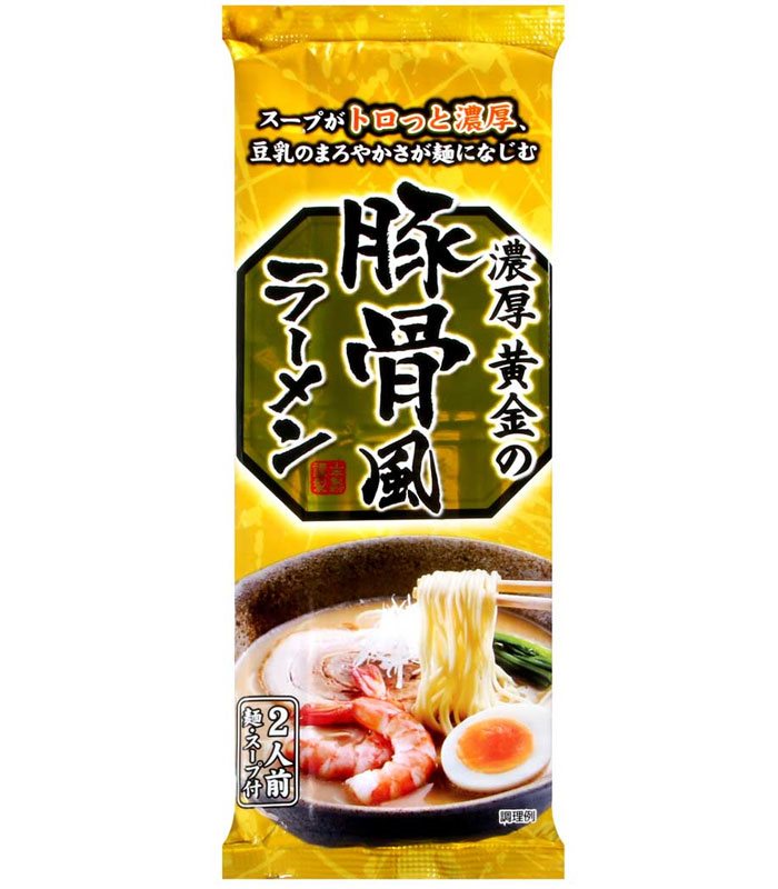 湯 / 乾拌麵 - 山本製粉 濃厚豚骨風味金拉麵  - 240g