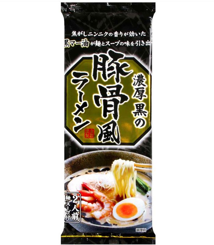 湯 / 乾拌麵 - 山本製粉 濃厚豚骨風味黑拉麵  - 240g