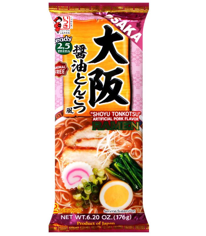湯 / 乾拌麵 - ITSUKI 大阪日式醬油風味拉麵  - 176g