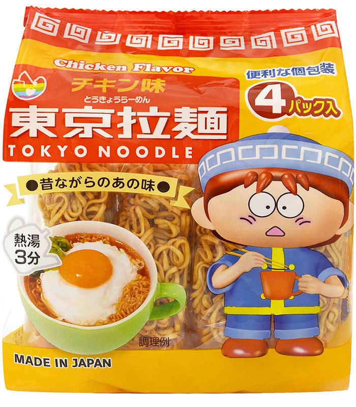 湯 / 乾拌麵 - 東京拉麵 即食迷你拉麵  - 4入