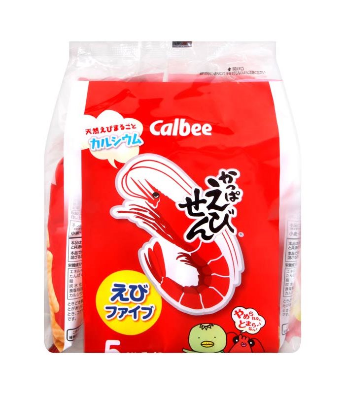 湯 / 乾拌麵 - Calbee 卡樂先生蝦風味餅乾  - 5入