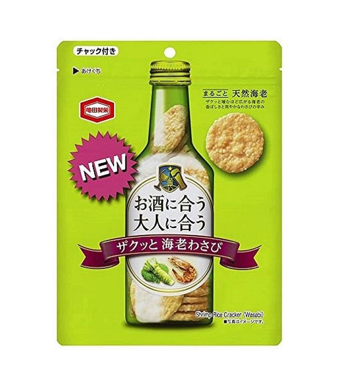 Japanese snacks 日本零食館 - 龜田 山葵蝦味脆米果  - 85g