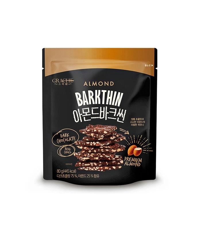 異國零食 - 韓國三光 杏仁板狀巧克力  - 80g