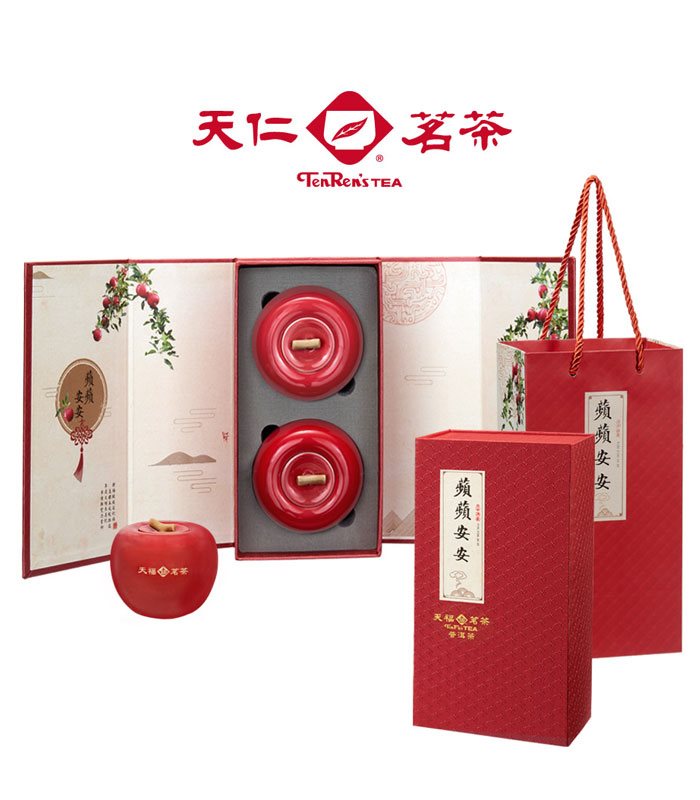 MyHuo Recommended Snacks 買貨推薦零食 - 天仁茗茶 蘋蘋安安普洱茶禮盒  - 35gx2