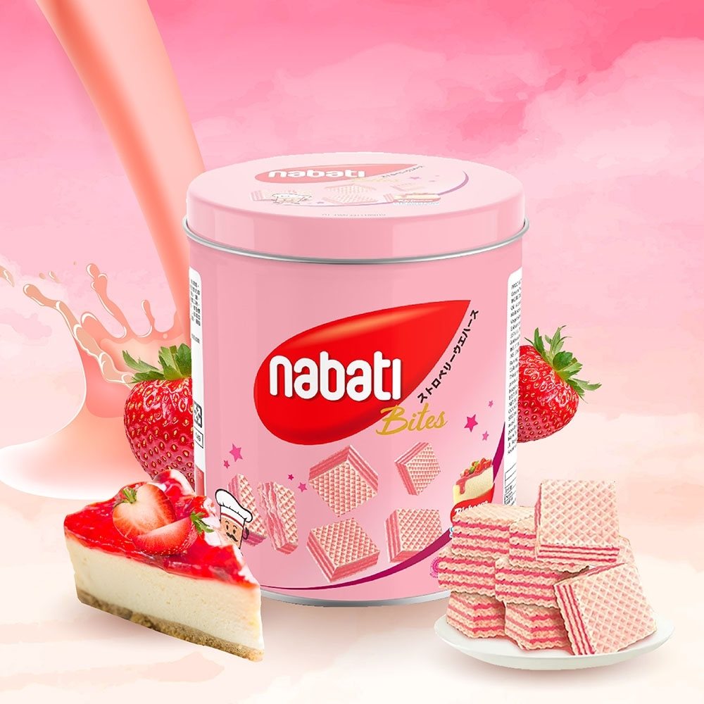 MyHuo Recommended Snacks 買貨推薦零食 - Nabati 草莓風味起司威化餅  - 300g