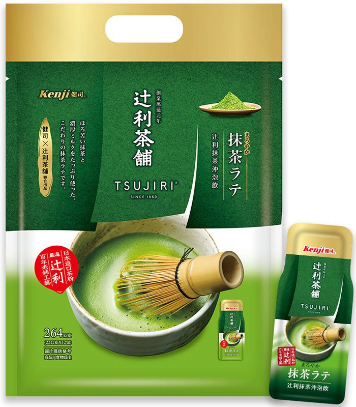 MyHuo Recommended Snacks 買貨推薦零食 - 健司 x 辻利 抹茶沖泡飲  - 12入