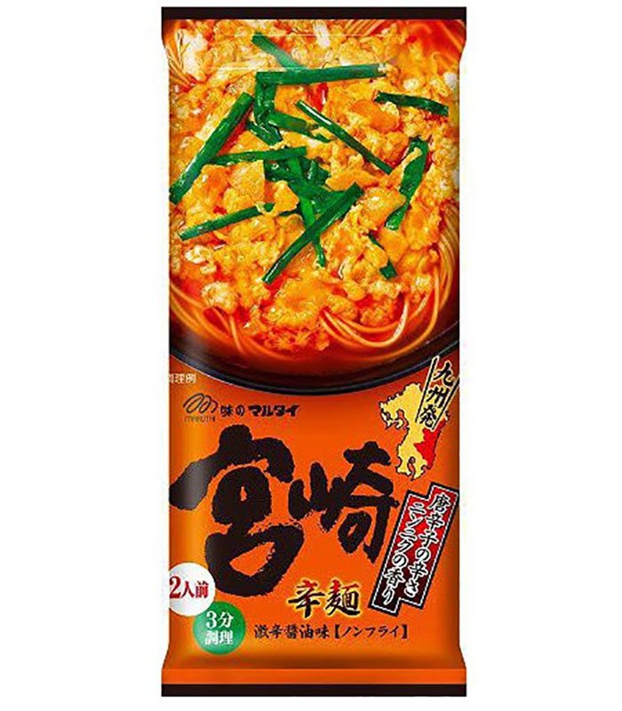 MyHuo Recommended Snacks 買貨推薦零食 - 丸太 宮崎辛辣拉麵  - 186g