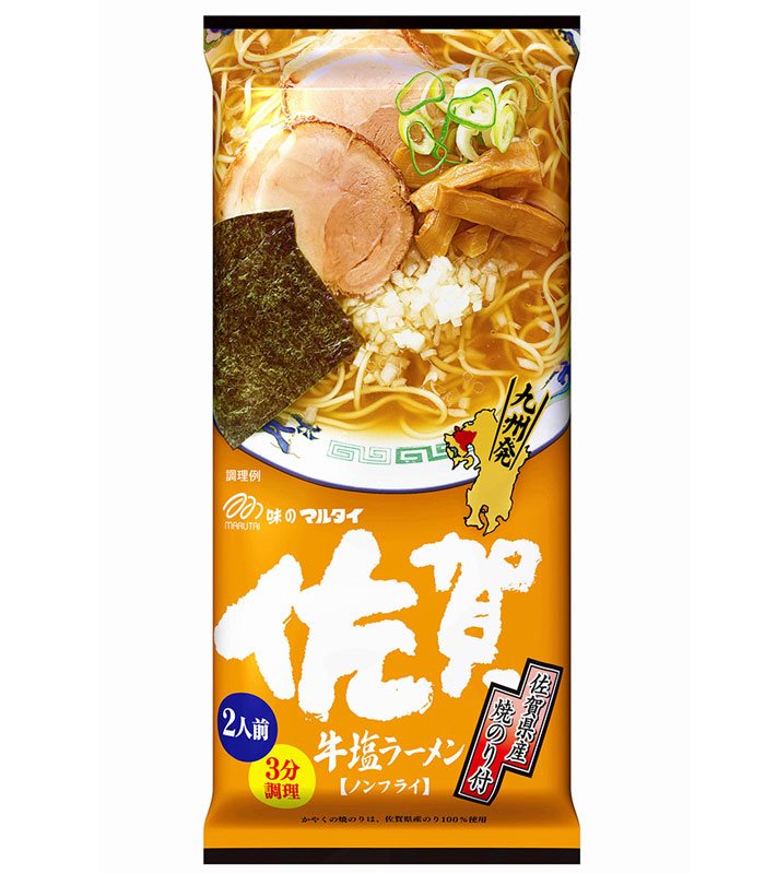 MyHuo Recommended Snacks 買貨推薦零食 - 丸太 佐賀牛鹽味拉麵  - 185g