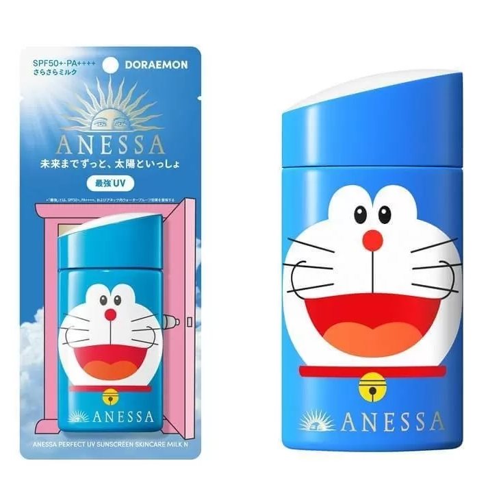 SHISEIDO ANESSA 資生堂安耐曬 - 【2023限量款】金鑽高效防曬露N 哆啦A夢版 笑臉版 - 60ml