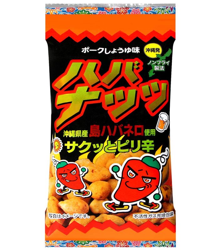Japanese snacks 日本零食館 - 香辣豆果子  - 40g
