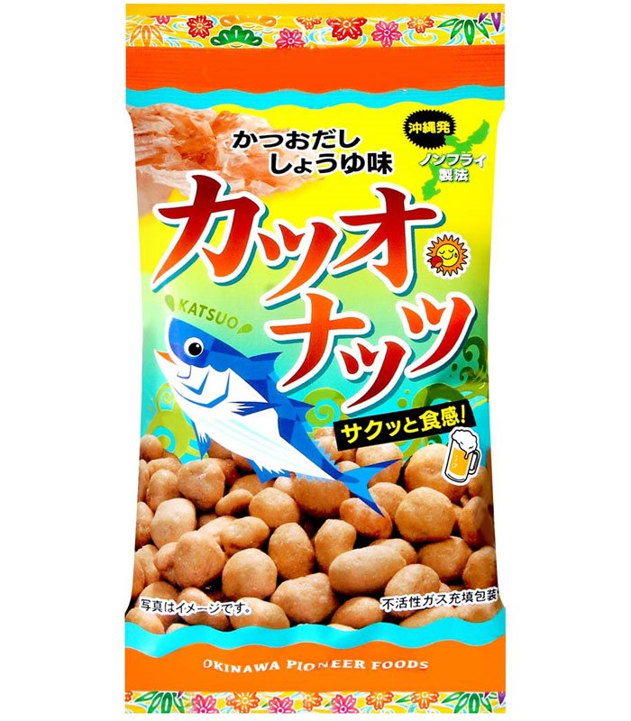 Japanese snacks 日本零食館 - 鰹魚風味豆果子  - 40g