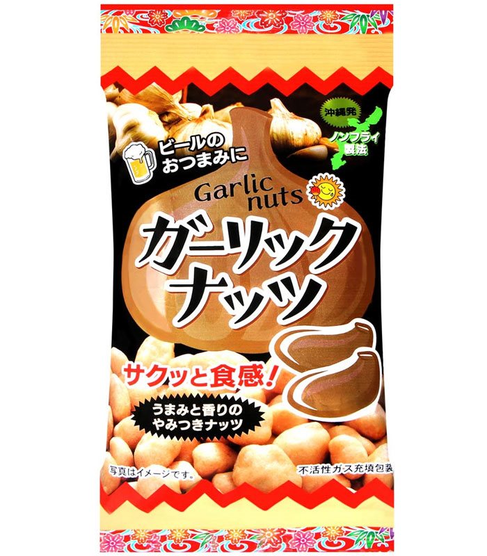 Japanese snacks 日本零食館 - 大蒜風味豆果子  - 40g