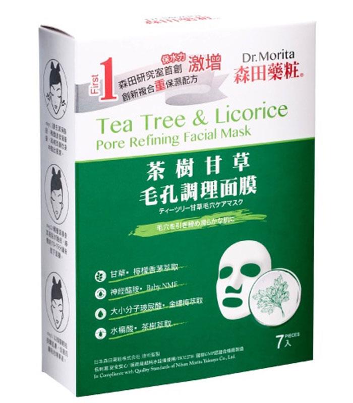DR. JOU 森田藥粧 - 茶樹甘草毛孔調理面膜  - 7入