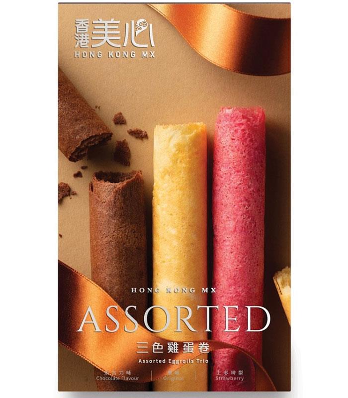 異國零食 - 美心三色雞蛋卷  - 210g