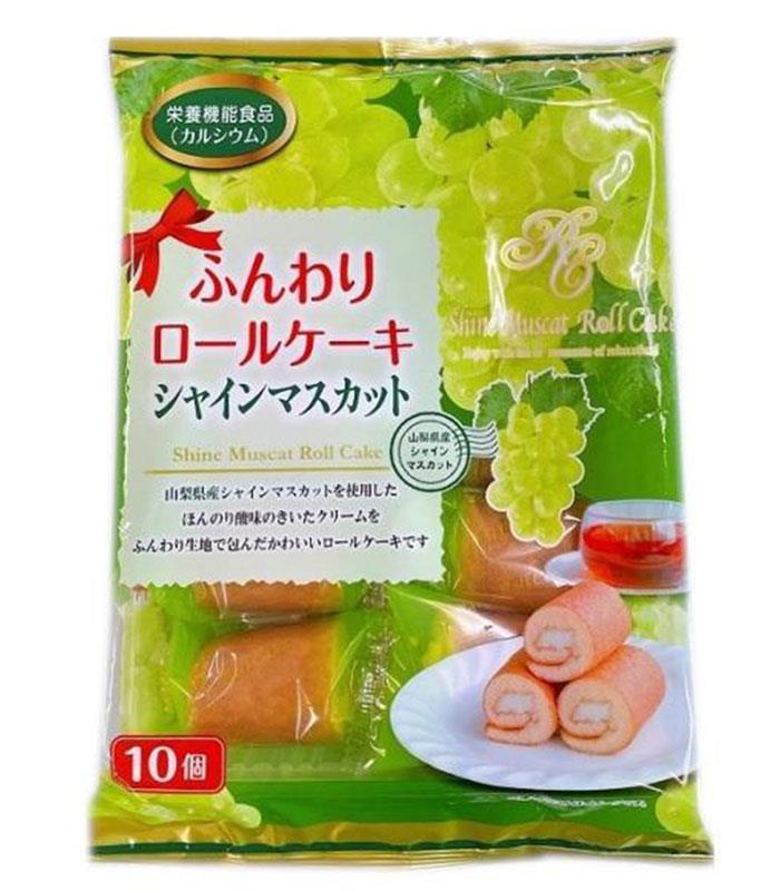 MyHuo Recommended Snacks 買貨推薦零食 - 麝香葡萄風味蛋糕捲  - 170g