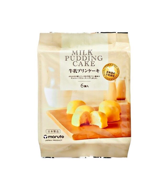 MyHuo Recommended Snacks 買貨推薦零食 - 丸多 牛奶布丁蛋糕  - 174g
