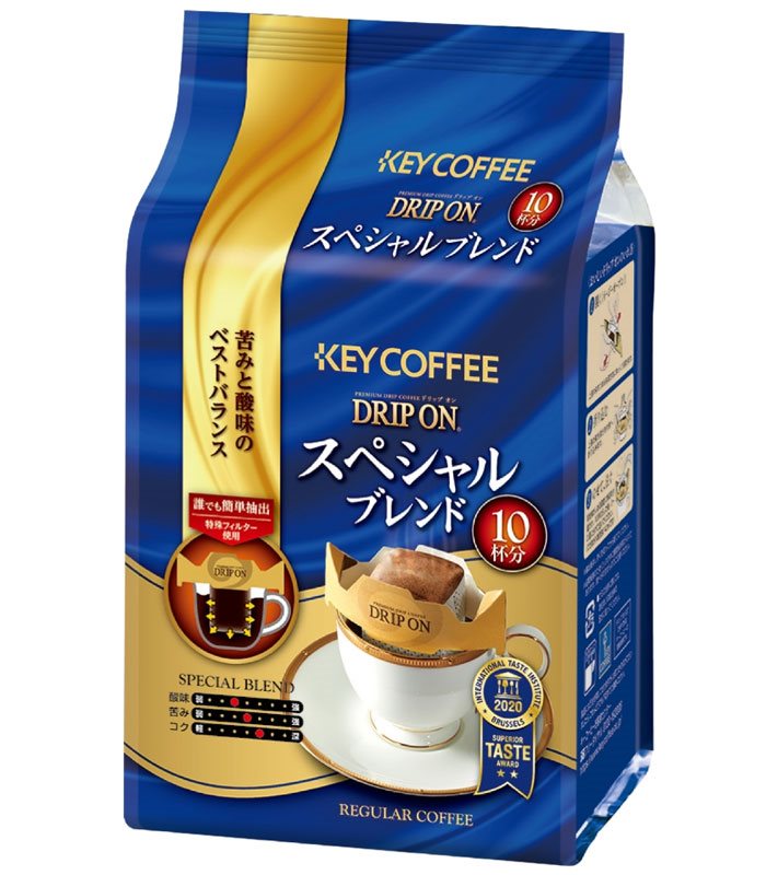 MyHuo Recommended Snacks 買貨推薦零食 - KEY COFFEE 特級研磨綜合隨身包  - 10入