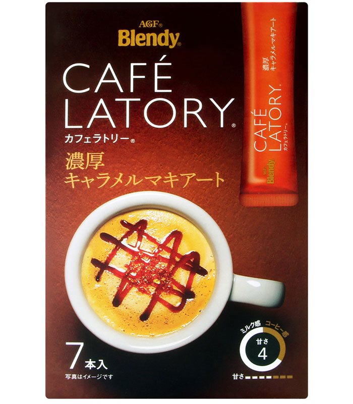 Japanese snacks 日本零食館 - AGF CAFE LATORY焦糖瑪奇朵  - 7入