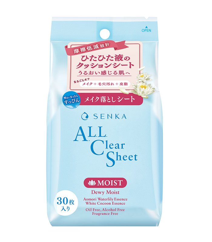 Senka 專科 - 超微米保濕嫩透卸妝棉  - 30片