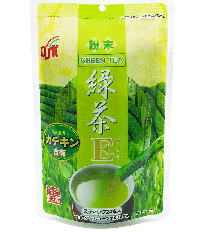 Japanese snacks 日本零食館 - OSK 綠茶粉隨身包  - 24入