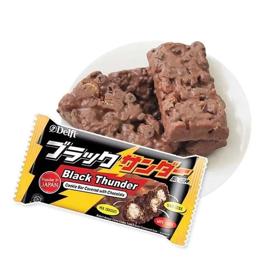 Japanese snacks 日本零食館 - Delfi 黑雷神可可棒  - 24入