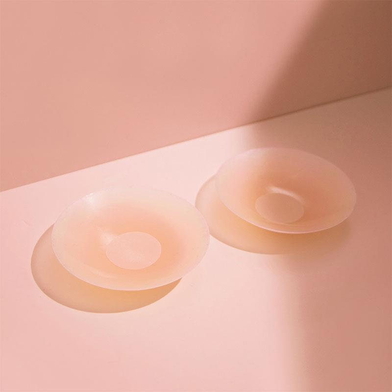 Qmomo - 胸貼 0.01液態超無痕胸貼(裸膚) - 1對