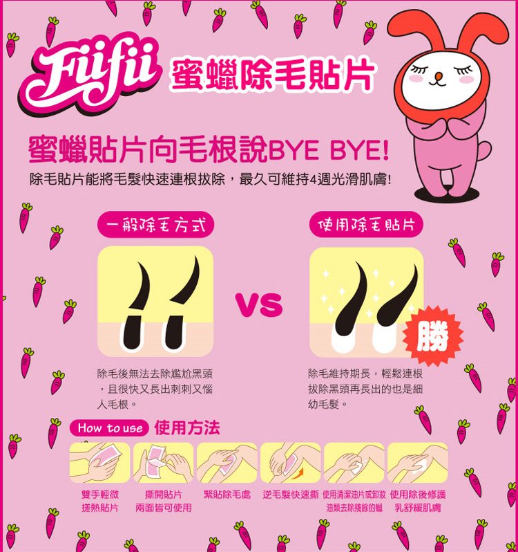MYHUO LifeStyle 買貨生活 - Fiifii 甜美花香除毛貼片  - 10入