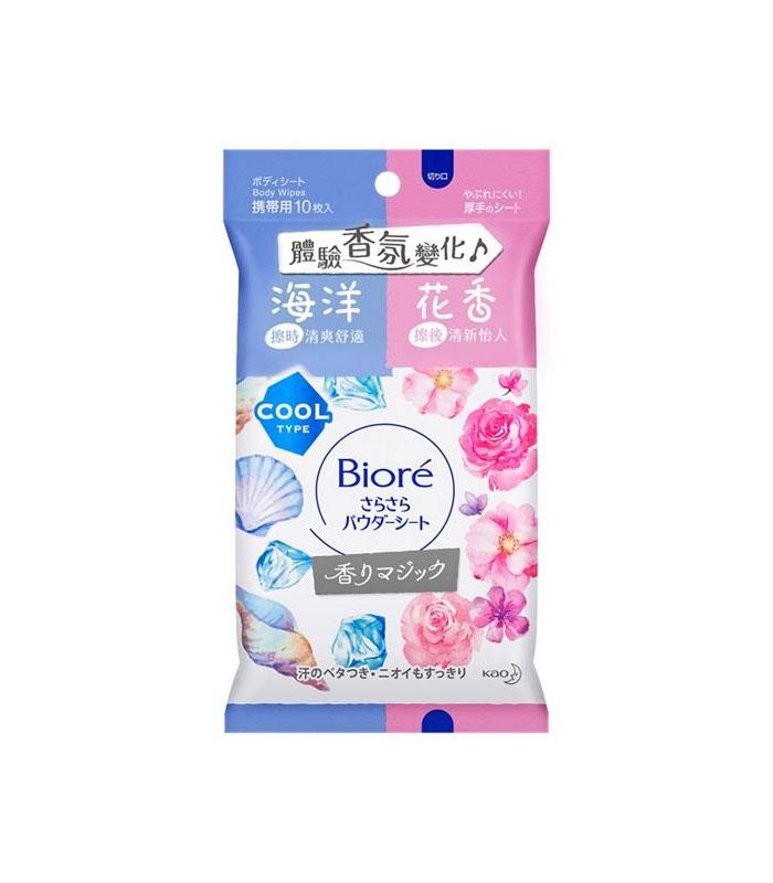 Biore 蜜妮 - 爽身粉濕巾(涼爽柑橘香)  - 10片