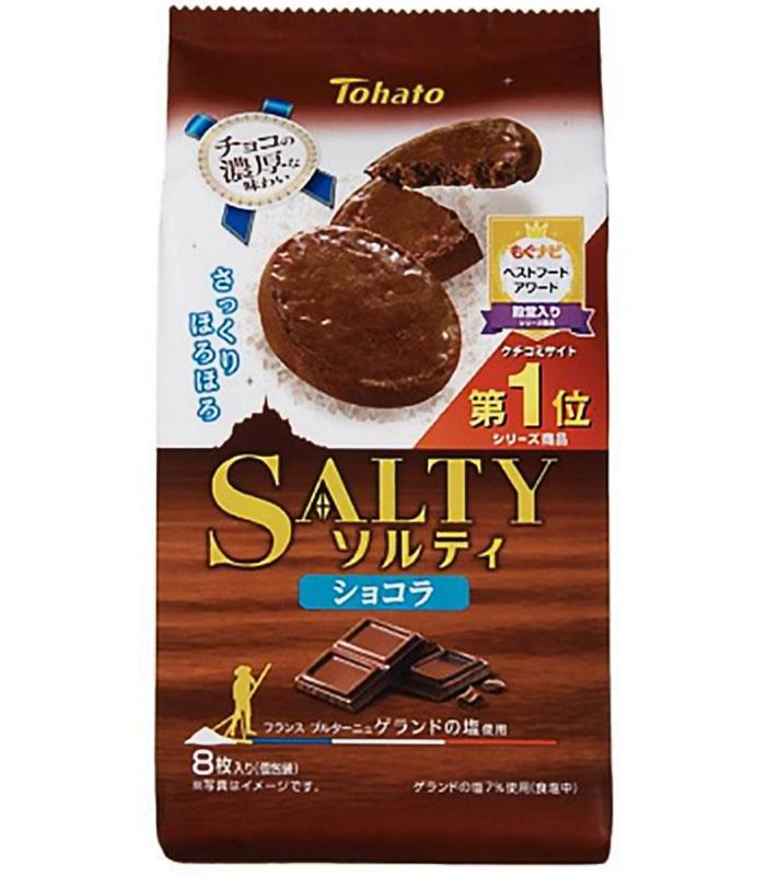 Japanese snacks 日本零食館 - 東鳩 鹽味可可風味餅  - 64g
