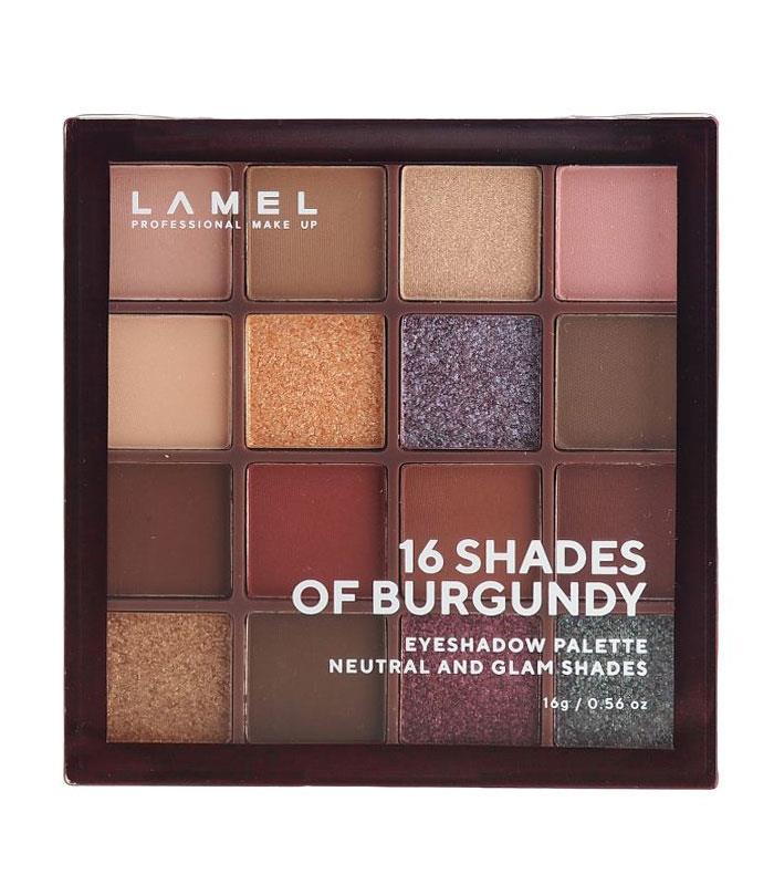 MYHUO Makeup Collection 買貨彩妝 - LAMEL 英倫菈魅 16色勃根地眼影盤  - 16g