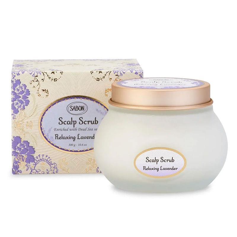 SABON - 舒緩薰衣草 死海鹽頭皮磨砂膏  - 300g