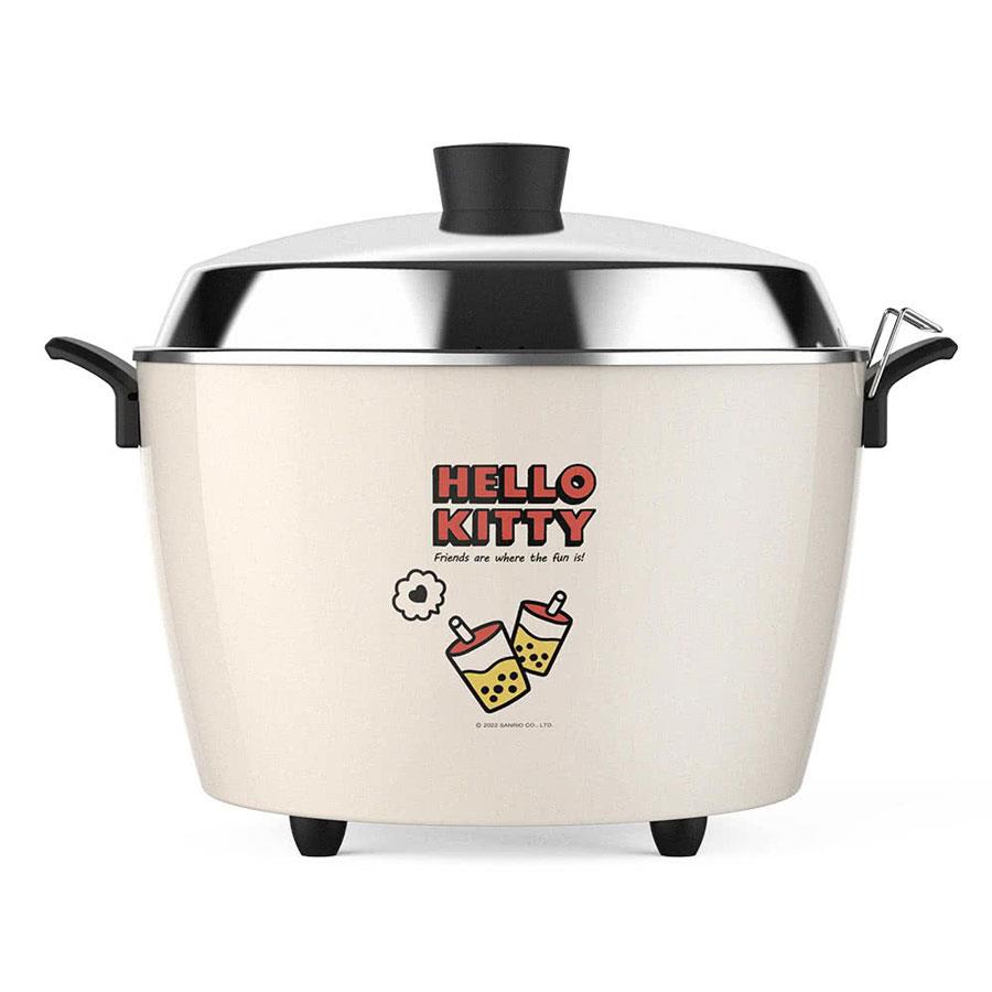 MYHUO Sundries 買貨小東西 - 11人份HELLO KITTY珍珠奶茶不鏽鋼電鍋(TAC-11L-MBIKT)  - 1入